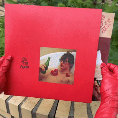 Do That Again Red & Black Splish Vinyl